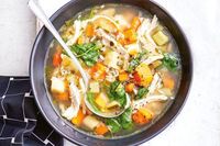 Slow cooker gut-healing chicken soup