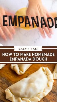 Making homemade empanada dough is not as hard as you might think, especially if you have a food processor. And even if you don’t have one, it is still pretty easy to make by hand because the dough doesn’t need be overworked, and requires minimal kneading. Empanadas, also known as turnovers or hand pies, are one of my favorite foods. They’re so versatile and can be made with an infinite number of delicious fillings – you can be as creative as you want with empanada fillings. Empanadas are also the perfect way to use leftovers, especially when a) you don’t enough for a full meal of leftovers and b) you want something different.  Ingredients  3 cups all-purpose flour  ¼ to 1/2 teaspoon salt  6 oz unsalted butter (1 stick of butter = 4 oz)  1 egg  1/4 cup to 1/2 cup of water or milk adjust