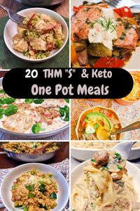 20 Delicious One-Pot Recipes, Keto & THM "S" - My Table of Three My Table of Three