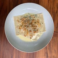 Butternut Squash Ravioli With White-Wine Sauce Recipe