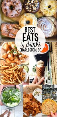 The BEST Eats & Drinks in Charleston, South Carolina! If you're traveling to Charleston, you need to eat at these places!