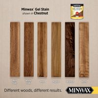 Minwax Gel Stain is specifically designed to give you full control over the staining process and help you achieve beautiful results. Minwax Gel Stain Oil-based Chestnut Semi-transparent Interior Stain (1-quart) in Brown | 66010000