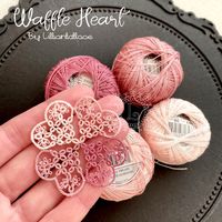 Waffle Heart (Free Pattern with full video tutorial) – Lilliantatlace