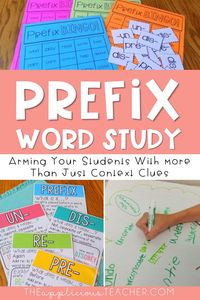 Prefix activities and lesson plans. Love this post! Includes tons of ideas for teaching prefixes. TheAppliciousTeacher.com