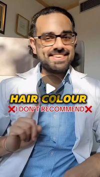 Dr Ankur Gautam 🇮🇳 on Instagram: "Hair Colour I Don't Recommend 😖

"Some hair colors may look stunning in the salon chair, but trust me, not every trend is worth the hype! 💇‍♀️✨ From shades that fade faster than your morning coffee buzz ☕ to tones that clash with every outfit you own, I've learned the hard way what not to try. 🎨 If you're thinking about a bold change, do your research, chat with your stylist, and consider how much maintenance you're ready for. 🙃 The right color will make you feel like a superstar 🌟, but the wrong one? Let’s just say... regrets don’t come cheap! What’s one color you’ve tried and would never go back to? Drop your hair horror stories in the comments! 🫣👇

#HairJourney #SalonFails #HairColorRegrets #BoldAndBeautiful #LearnFromMyMistakes #HairCareTips #