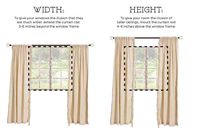 Never lose track of this project! PIN IT and ‘Like’ it on facebook so you’ll always be able to find it. It’s amazing that a few simple adjustments to the way you hang your curtains can transform an entire room. Raising the height of the curtain rod, along with extending the width of the curtains beyond the window frame will give any room the illusion that it’s much larger that it really is. Check it out for yourself… (adsbygoogle = window.adsbygoogle || []).push({}); Cheers!...