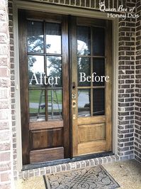 How to Refinish Wooden Doors • Queen Bee of Honey Dos