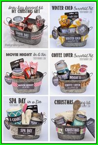 DIY IDEAS: A whole bunch of gift basket ideas