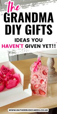 DIY creative easy to make Grandma gifts ideas for grandparents for Mother’s day, nanna gifts ideas you can make for your Grandma unique birthday gifts ideas