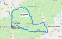 This 100-mile route, created by the White Mountains Visitors Center, starts and ends at that spot. You could technically drive the 100 miles in 2.5 hours, but where's the fun in that? There are plenty of places you'll want to stop, plus fantastic side trips all along the route. Click here for a map of the route!