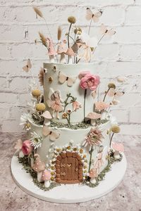 Fairy garden cake