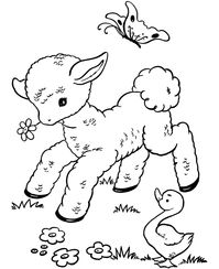 vintage coloring books animals - Yahoo Image Search Results