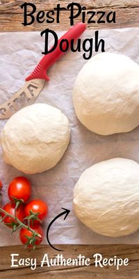 Best Pizza Dough, this basic Pizza Dough Recipe is the only pizza recipe you will ever need. Make it by hand or in your stand up mixer.   Authentic Italian Pizza never tasted so good. Everything you need to know to make this your family's new favourite.