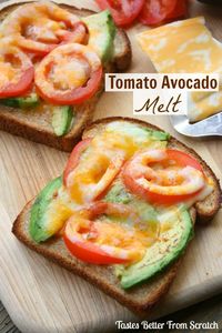 Tomato Avocado Melt