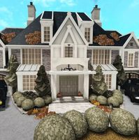 Bloxburg: Fall Mansion - Want others to build you a house in Bloxburg? Check out my Fiverr link. - Watch my speedbuild video for this house on my YT: Thymen_Builds