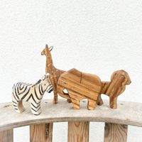 🌳 Handcrafted with Love 🌳 Each little wooden figurine is lovingly handcrafted using the finest, sustainable materials, ensuring they are not just toys but cherished keepsakes that stand the test of time. The smooth finish and natural textures of the wood engage your child's senses, creating a tactile and sensory-rich play experience. The simple design, playful and small figures are ideal for little hands to hold and use in play. They can also be used in various story games.