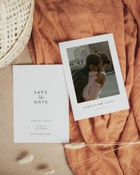 Modern Minimal Save the Date Template, Save the Date With Photo, Editable Save the Date Template, Save the Date, Instant Download ALI - Etsy