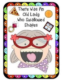 There Was An Old Lady Who Swallowed Shapes Recognition Sorting Fun