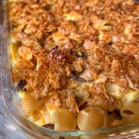 Lower Calorie, Lower Carb Breakfast Mac and Cheese