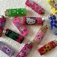 Sneak peak of tomorrow’s new bedazzled lighters DROP!!!! 🫣⭐️ These will all be added to my website at 11am tomorrow Arizona time, there will only be 1 available per design so MARK YOUR CALENDAR💌