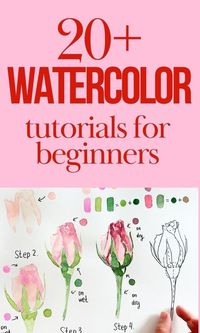 How to paint in watercolor | How to draw for beginners | Watercolor tutorials easy step by step #watercolor#howtopaint