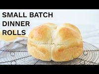 These light and fluffy small batch dinner rolls are the perfect addition to any meal and and you only end up with 4 rolls instead of dozens.