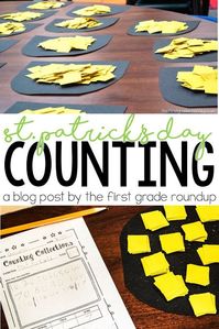 Counting Collections with a holiday twist was the perfect way to celebrate St. Patrick's Day!  Read about our adventures counting our pots of gold in first grade!