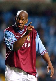 Dion Dublin of Aston Villa