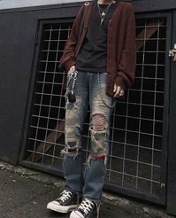 Teenager young mens skater street wear