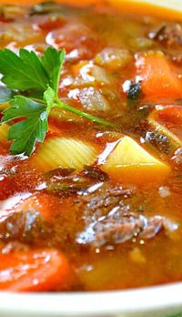 Short Rib Vegetable Soup