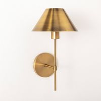 Metal Sconce Wall Light (Includes Energy Efficient Light Bulb) Brass - Threshold™ Designed With Studio McGee : Target