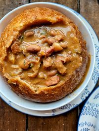 Slow Cooker Ham and Bean Soup