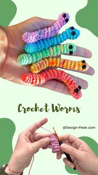 Crochet Worms – Tutorials & More