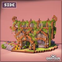 A minecraft fantasy Greenhouse design!