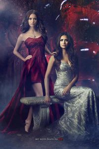 Katherine and Elena The Vampire Diaries