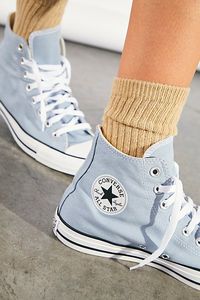 **Fit:** This style is in unisex sizing so a men's size 4 is a women's size 6.Classic canvas high top Chuck Taylors.