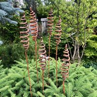 "This Rustic metal flowers set of 6 will place decorative accent in the garden compositions and landscape, create an atmosphere of romance and coziness in your home. This rusty metal art could be used as decoration at your home, in your garden, backyard, terrace or entrance to your home. This yard decor made from natural metal and it covered with a natural rust. This rusty garden decor can be used all year round, it is not afraid of precipitation, direct sunlight, etc. This set consists of: - Si