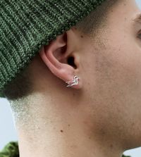 Bijoux par ASOS DESIGN Le dernier trésor de ta boîte à bijoux Forme créoles Effet vague Anneau ouvert Fermoir poussette Le produit ne peut pas être renvoyé pour des raisons d'hygiène