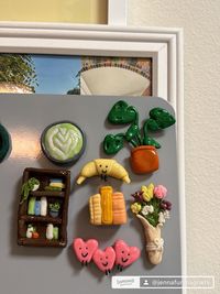 Handmade fun cute shaped magnets! Personalize towards your interests! Trending on tik tok!