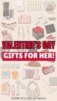 Valentine's Day 2025 is coming up, and if you want to surprise your girlfriend/wife/fiance on Valentine's Day this year with romantic Valentine's Day gifts for her, this post is all about the best Valentine's Day gifts for her ideas! In this post, you'll find romantic Valentine's Day gifts for girlfriend, cute Valentine's Day gifts for her, romantic Valentine's Day gifts for fiance/Valentine's Day gifts for wife, and just beautiful Valentine's Day gifts for women they are guaranteed to LOVE! So, if you are looking for REALLY GOOD Valentine's Day gifts for your girlfriend, check out this post for the best Valentine's Day gifts for her!