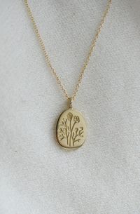 Wildflower Pendant — Claus Jewelry