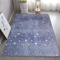 PRICES MAY VARY. Luminous Rug: Rugs absorb light and glow in the dark. There are many 3D patterns on the surface of the rug, such as rainbow stars, owls, dinosaurs, cacti, etc. The glow of the rug is soft and will not affect sleep, it is very suitable for the bedroom and bedside, bedroom will be very beautiful and elegant. Great as a bedroom gift. Excellent Material: The main material of the rug is polyester, and the light-emitting part is a special environmental protection material, which is completely harmless to the human body, environmentally friendly and healthy, and has no peculiar smell. The surface of the carpet is short pile, soft and comfortable, so there is no lint and no stain on the floor of the room. There is a sponge inter-layer in the middle of the carpet, which isolates th