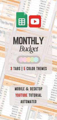 Monthly Budget Spreadsheet Google Sheets Budget Template Bill Tracker Sheet Biweekly Budget Planner Personal Finance Tracker Expense Tracker - Etsy