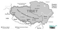 Map of Tibet