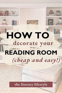 Get the best cozy reading area ideas for adults to easily upgrade your home book nook with some of the most unique bookish interior design. Whether your book nook is in your living room, bedroom, or another space, you will want to buy everything linked here.