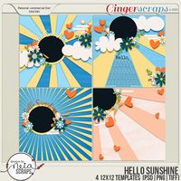 Hello Sunshine - Templates - by Neia Scraps