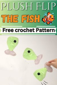 Crochet Plush Flip The Fish Amigurumi Pattern Free