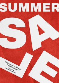 Summer sale poster template | premium image by rawpixel.com