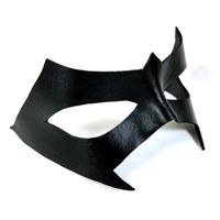 Black Leather Mask  Superhero Batgirl Robin by ReliableLeather