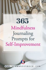 Get all 365 mindfulness journaling prompts for self-improvement in the post. Use them all year round for self-care, self-awareness, reflection, or simply for some fun and to get to know yourself better!